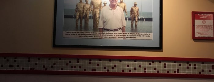 Freddy’s Frozen Custard & Steakburgers is one of favorite.