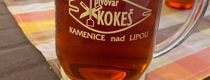 Kamenický výčep minipivovaru Kokeš is one of 1 Czech Breweries, Craft Breweries.