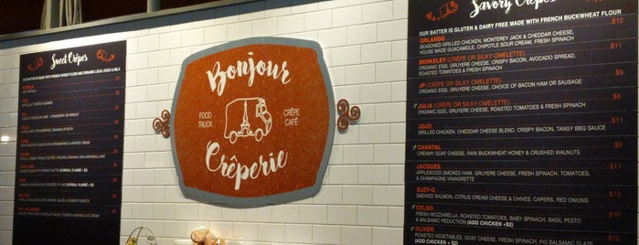 Bonjour Creperie is one of FOOD Doylestown/Lahaska/New Hope.