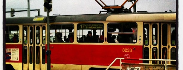 Jiráskovo náměstí (tram) is one of Trens e Metrôs!.