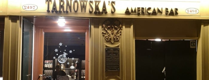 Tarnowska's American Bar is one of Tempat yang Disukai Tyler.
