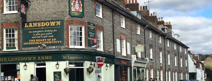 The Lansdown Arms is one of Amex shop small.