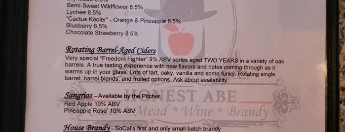 The Honest Abe Cider House & Meadery is one of Bars to checkout.