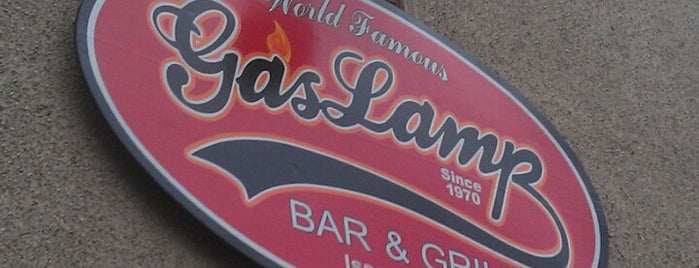 Gaslamp Bar & Grill is one of สถานที่ที่บันทึกไว้ของ Christy.