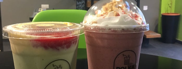 POLKA cafe and juice bar is one of Bahrain.