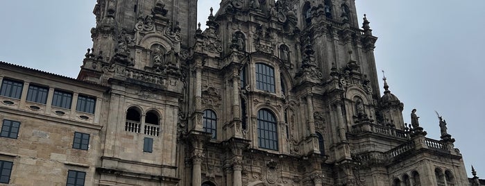 Catedral de Santiago de Compostela is one of El Camino de Santiago.