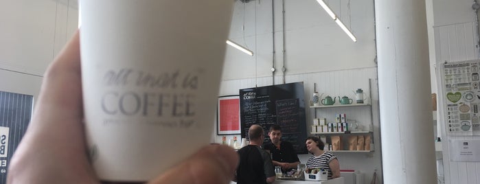 all that is coffee is one of Glasgow Coffee Places.
