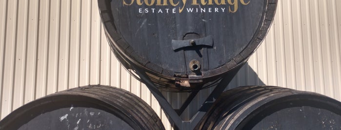 Stoney Ridge Estate Winery is one of Napa/Sonoma.