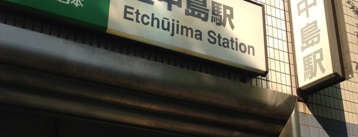 Etchūjima Station is one of JR 미나미간토지방역 (JR 南関東地方の駅).
