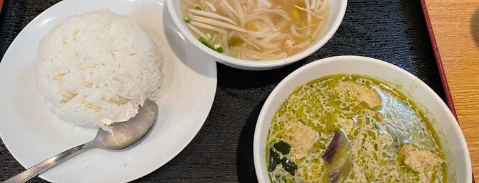 Rak Thai is one of Favorite Lunch @品川駅港南口.