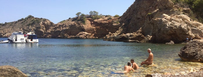 Playa Port de las Caletas is one of Ibiza.