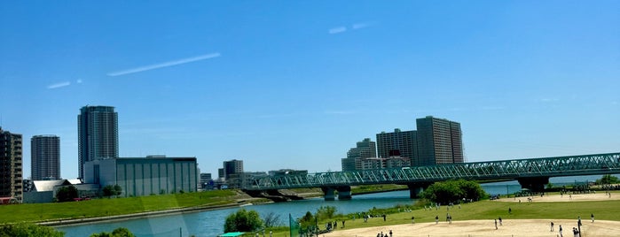 京成本線 江戸川橋梁 is one of 千葉県と隣県を繋ぐ鉄道橋.