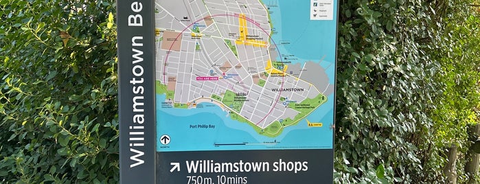 Williamstown Beach Station is one of Melbourne Train Network.