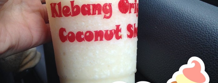 Klebang Original Coconut Milk Shake is one of Lugares favoritos de ÿt.