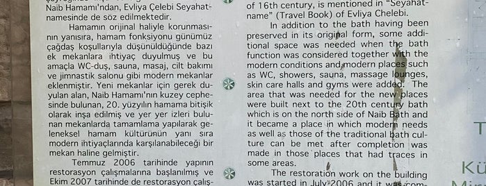 Tarihi Naib Hamamı is one of nuri.