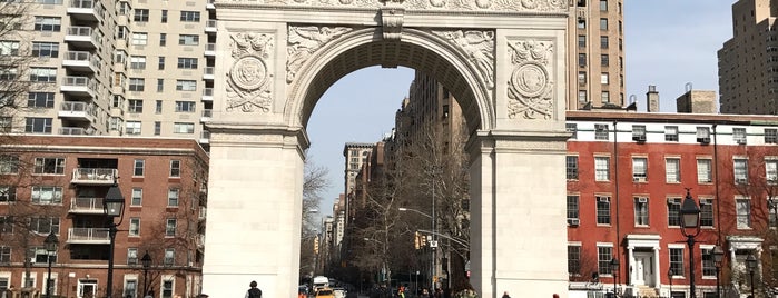 Washington Square Park is one of New York.