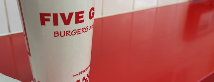 Five Guys is one of NYC food.