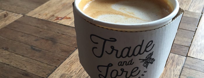 Trade and Lore Coffee is one of The 15 Best Places for Espresso in Asheville.