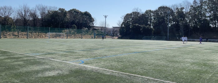 廃校転用したサッカーグラウンド