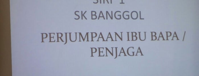 Sekolah Kebangsaan Banggol is one of Learning Centres, MY #1.