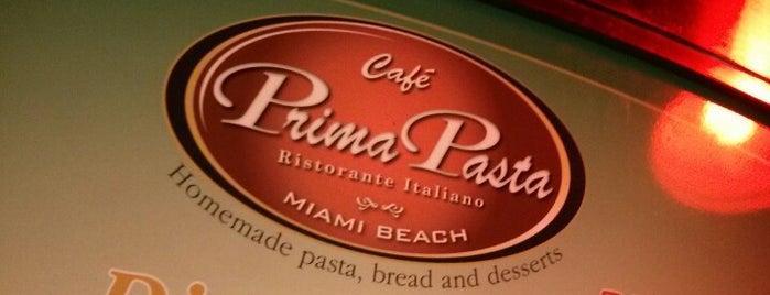 Cafe Prima Pasta is one of Must-visit Food in Doral.