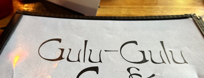 Gulu-Gulu Café is one of Boston favorites.