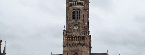 Belfry of Bruges is one of Belgium (8-10 November 2013).