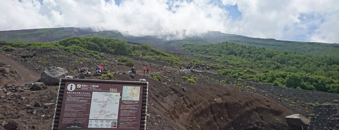 Mt. Fuji Yoshida 6th station is one of 日本の🗻ちゃん(⌒▽⌒).