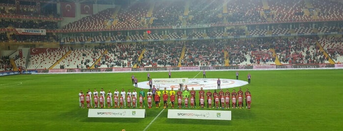Antalya Stadyumu is one of 🌜🌟🌟hakan🌟🌟🌛 : понравившиеся места.