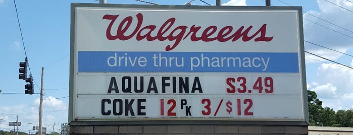 Walgreens is one of places.