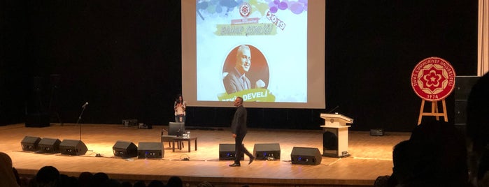 Sivas Cumhuriyet Üniversitesi 4 Eylül Kültür Ve Konferas Salonu is one of Atakan'ın Beğendiği Mekanlar.