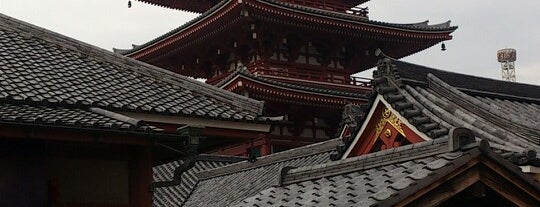Five-storied Pagoda is one of 神社仏閣.