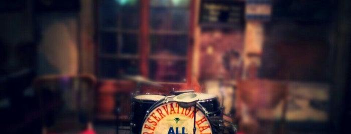 Preservation Hall is one of New Orleans.