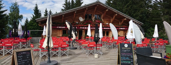 L'Igloo Bar Restaurant Refuge is one of From Flaine, with love..