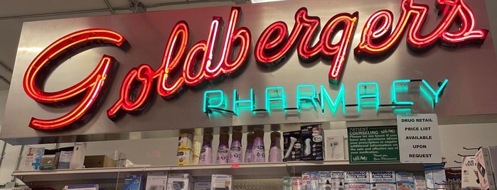 Goldberger's Pharmacy is one of Signage 2.