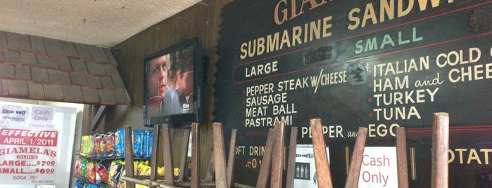 Giamela's Submarine Sandwiches is one of Tempat yang Disimpan Josh.