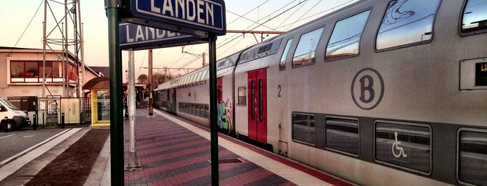 Station Landen is one of NMBS 🚄.