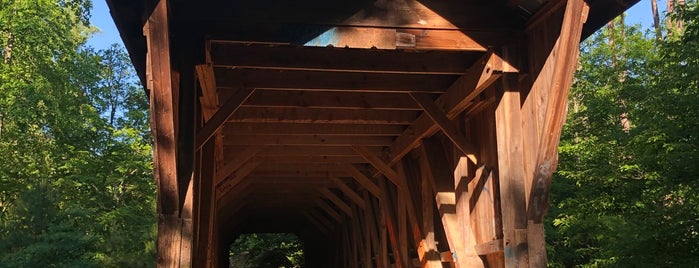 Bunker Hill Covered Bridge is one of Catawba County Parks.