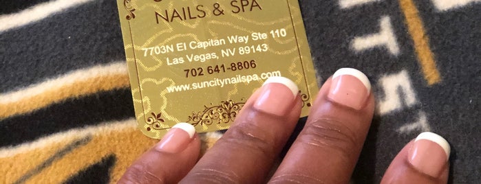 Sun City Nails Spa is one of Audray’s Liked Places.