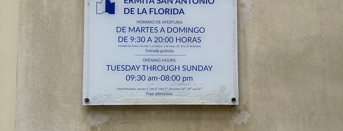 Ermita de San Antonio de la Florida is one of MAD.