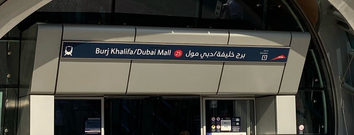 Burj Khalifa / Dubai Mall Metro Station is one of Heinie Brian’s Liked Places.