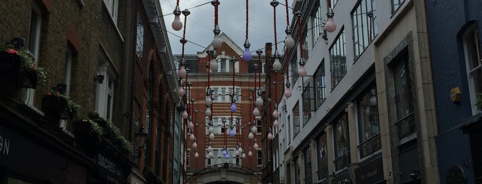 Carnaby Street is one of London.