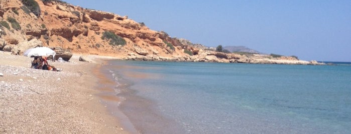 Kokkini Stefana Beach is one of Karpathos beaches.