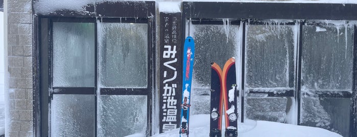 Mikurigaike Onsen is one of Tateyama Kurobe Alpen Route.