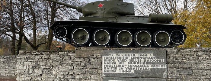 Tank T-34 is one of Narva.