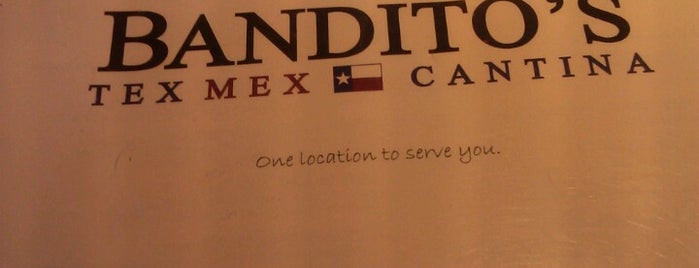 Bandito's Tex Mex Cantina is one of Lieux sauvegardés par Kat.