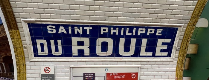 Métro Saint-Philippe-du-Roule [9] is one of Métro - Paris.