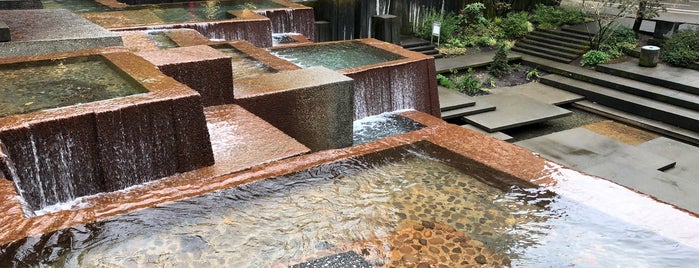 Ira C. Keller Fountain is one of Portlandia.