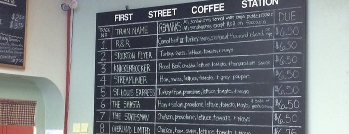 First Street Coffee Station is one of Merrill food and drink.