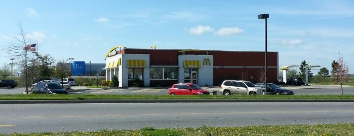 McDonald's is one of saved locations.